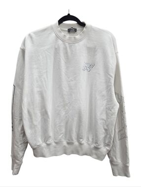 We11done White Logo Sweatshirt XS Men's